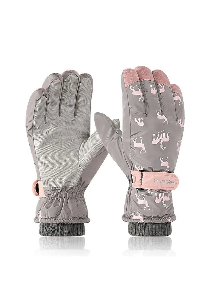 Women's Warm Plush Windproof And Cold Proof Lovely Gloves