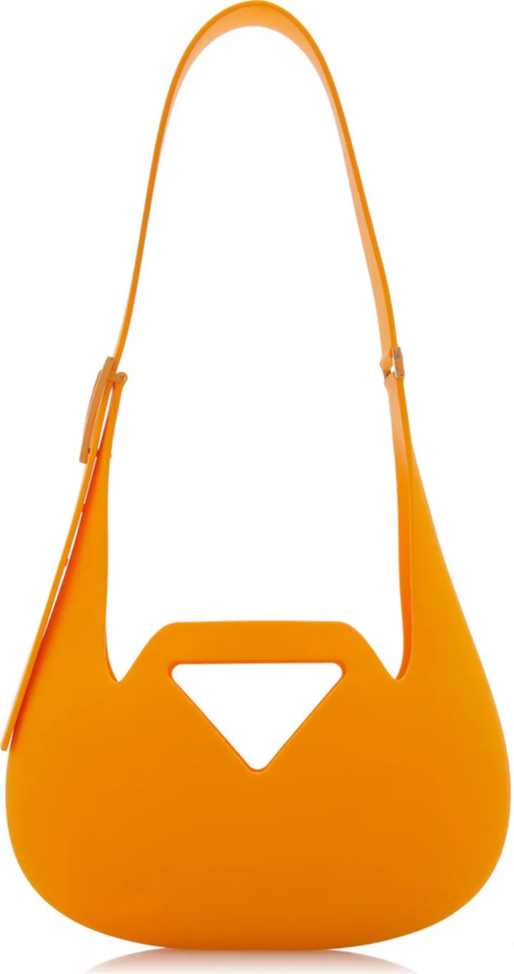 Women's Small Punch Rubber Shoulder Bag