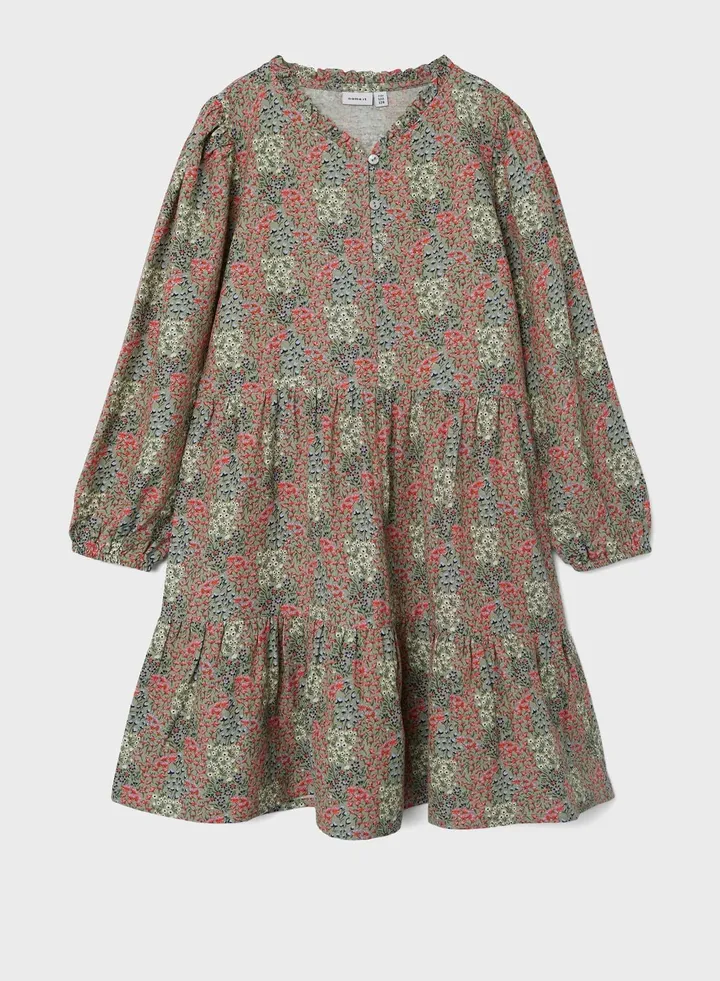 Kids Floral Print Dress