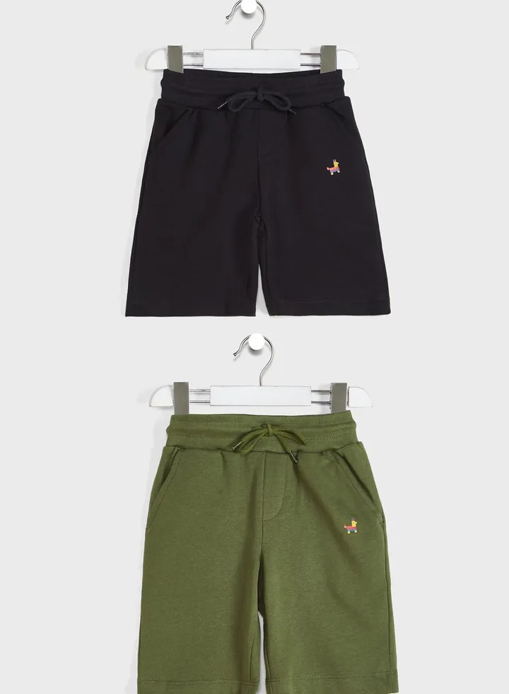 Kids Pack Of 2 Essential Shorts