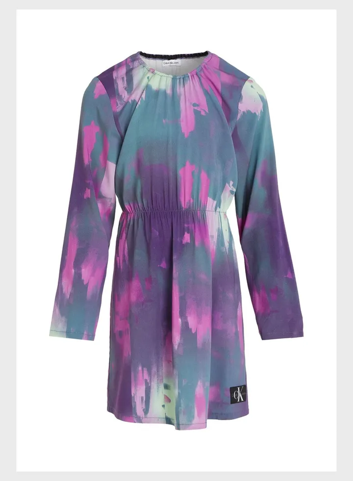 Kids Graphic Midi Dress