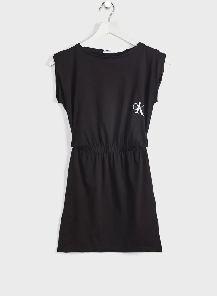 Kids Micro Monogram Dress