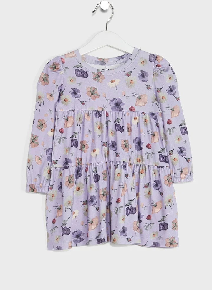 Kids Floral Print Dress
