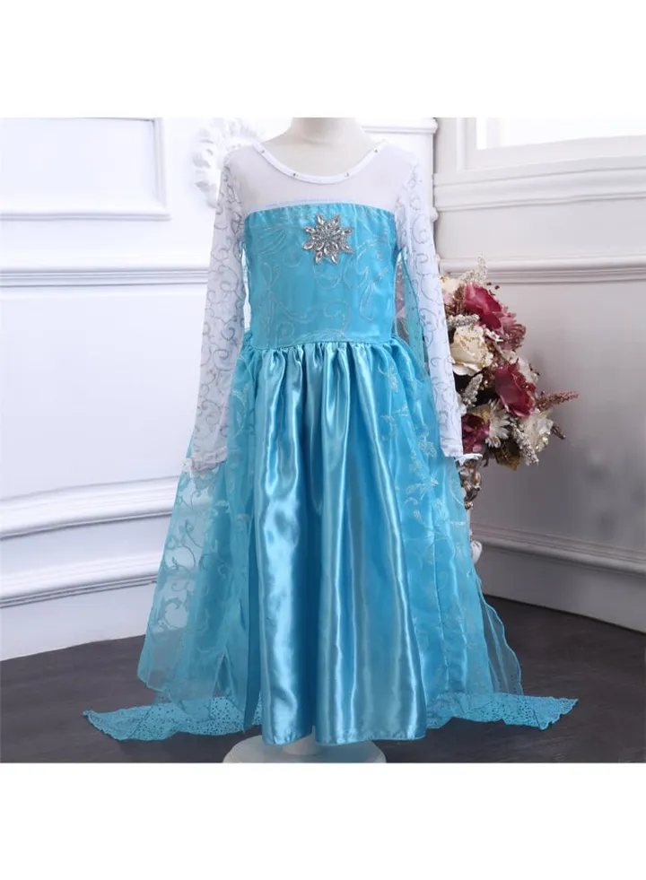 Ice And Snow Wonderland Princess Dress Blue/White