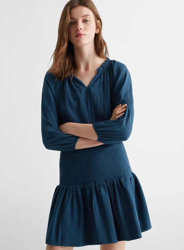 Youth Ruffle Hem Dress