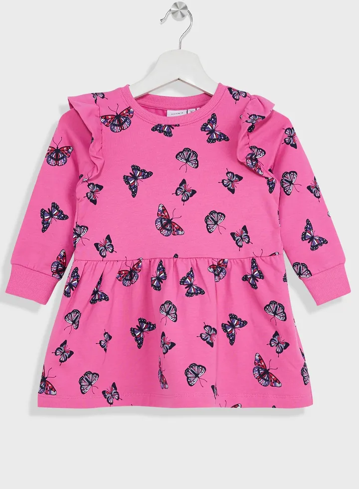 Kids Butterfly Sweat Dress