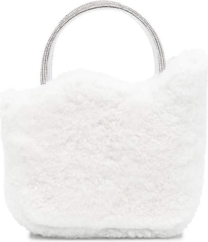 Ivy shearling micro bag