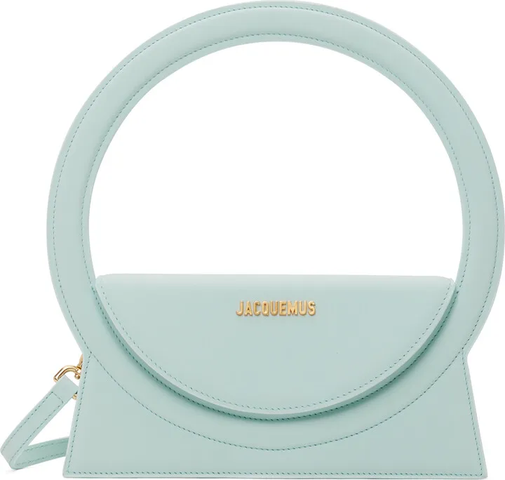 Jacquemus Blue Le Raphia 'Le Sac Rond' Bag