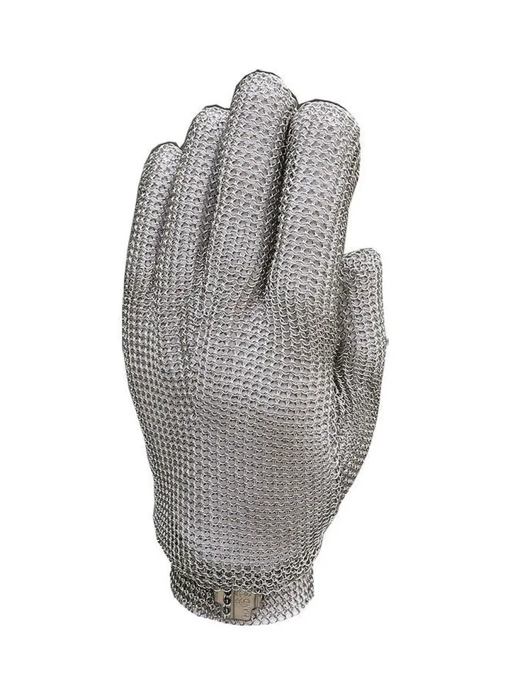 High-Quality 304L Stainless Steel Mesh Knife Cut Resistant Chain grey