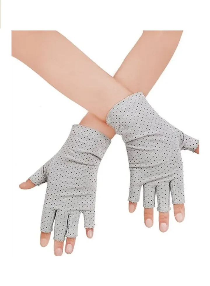 Pair Of Casual Protective Gloves Grey