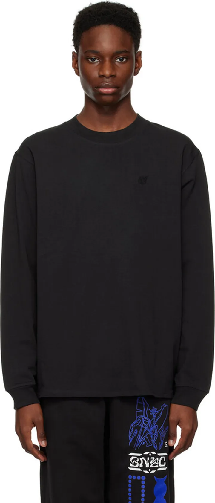 Saturdays NYC Black DeKalb Long Sleeve T-Shirt