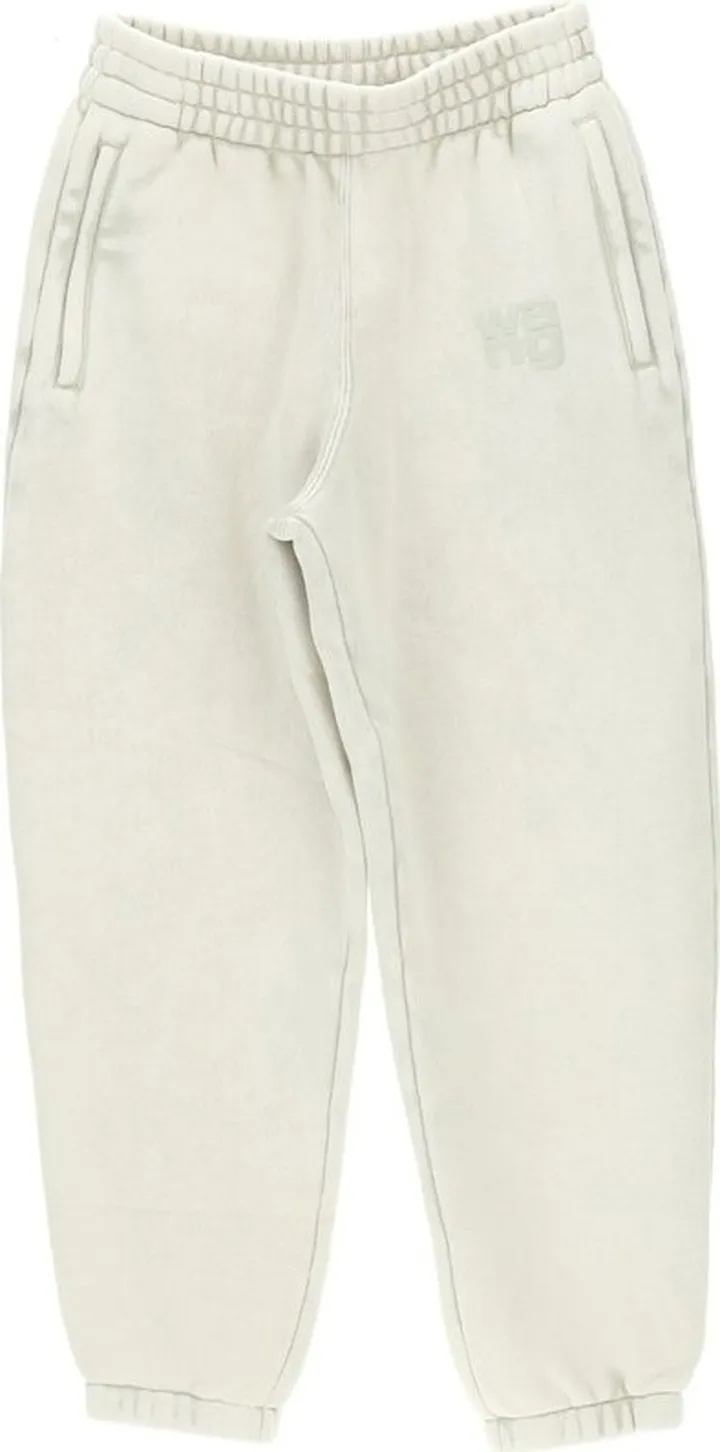 Alexander Wang Logo Printed Straight Leg Trousers