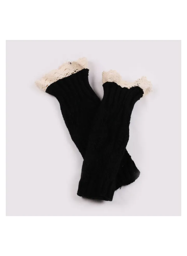 Fingerless Cotton Polyester Gloves Sleeves