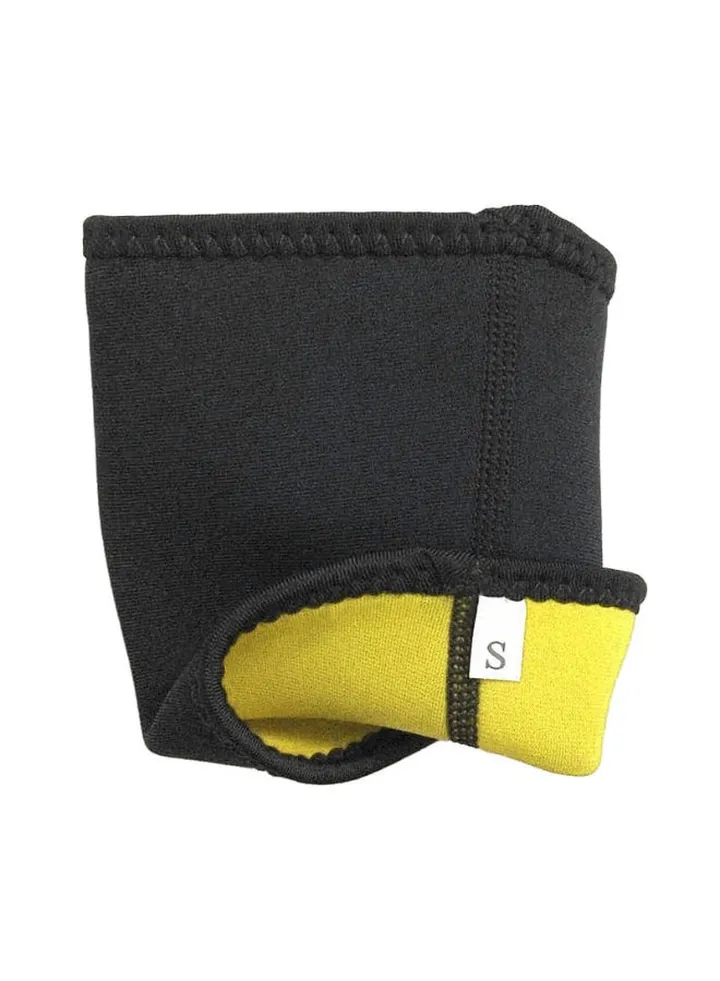 Solid Pattern Fat Burning Arm Sleeves Yellow