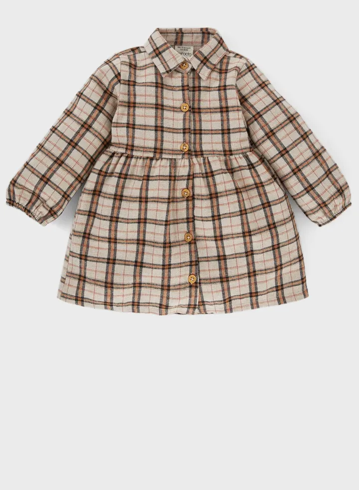 Kids Checks Midi Dress