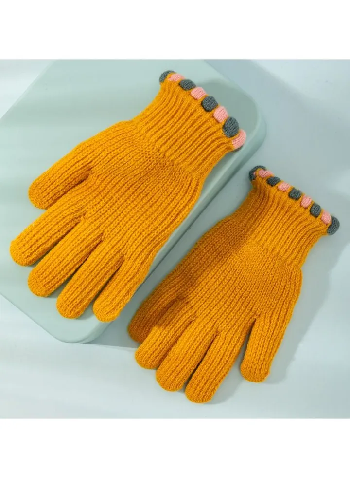Solid Knit Gloves
