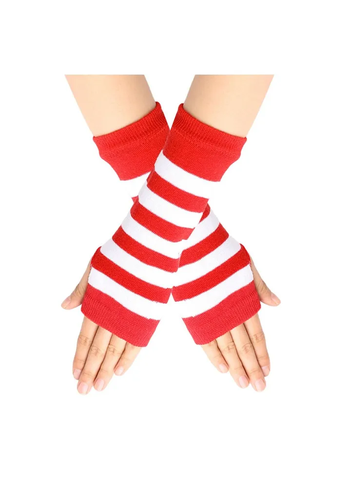 Fingerless Cotton Polyester Gloves Sleeves