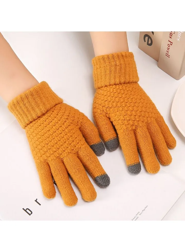 Solid Knit Gloves