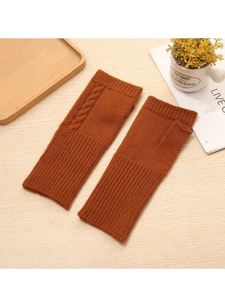 Fingerless Cotton Polyester Gloves Sleeves