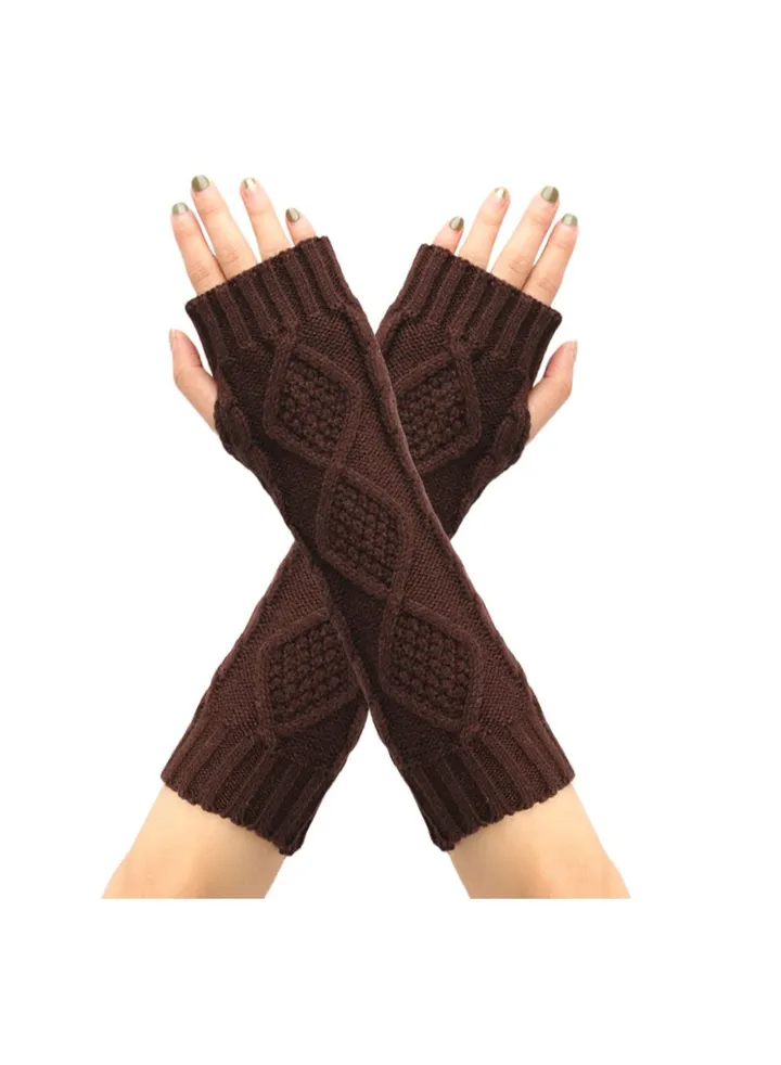 Fingerless Cotton Polyester Gloves Sleeves