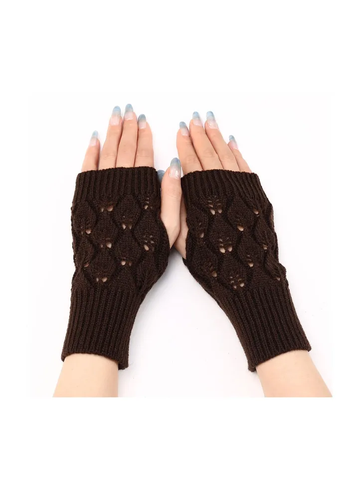 Fingerless Cotton Polyester Gloves Sleeves