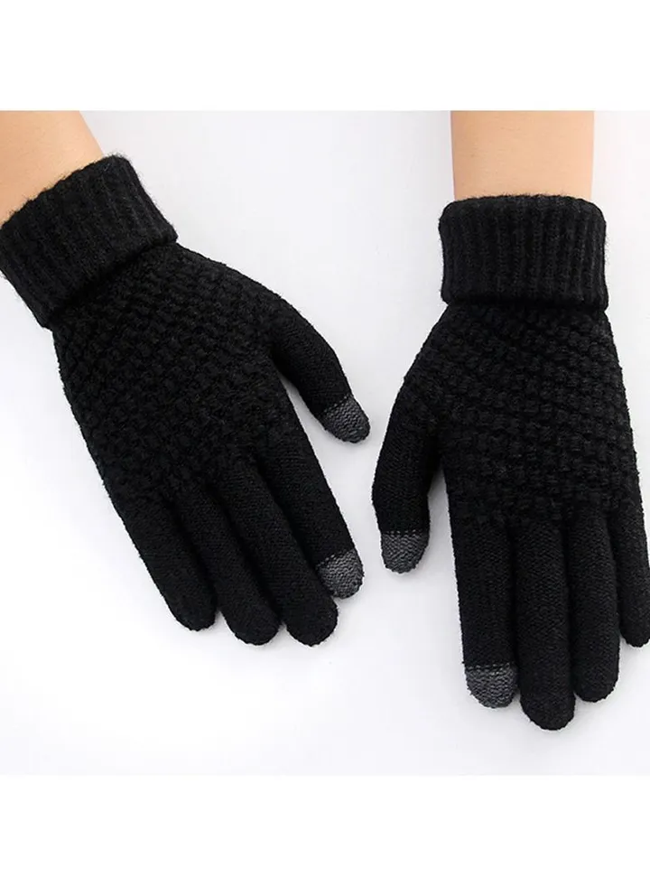 Solid Knit Gloves