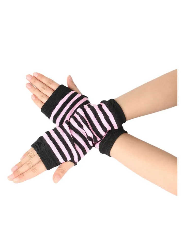 Fingerless Cotton Polyester Gloves Sleeves