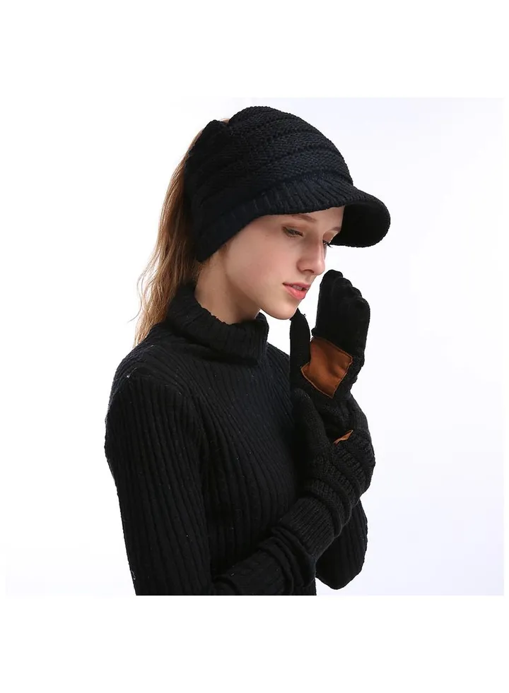 Solid Knit Gloves