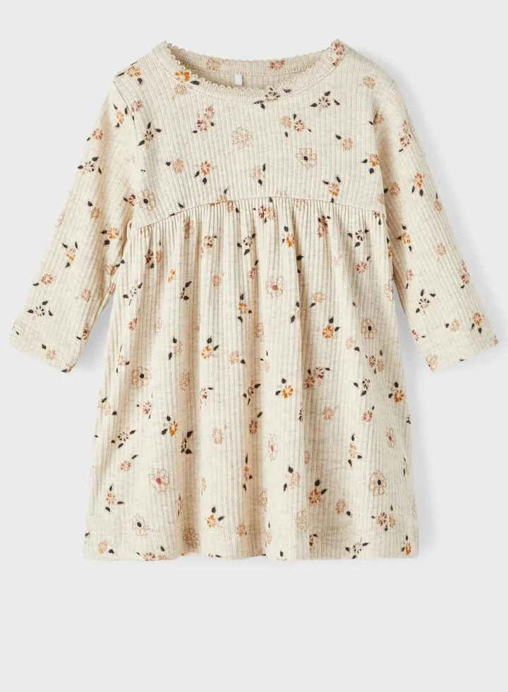 Kids Floral Print Midi Dress