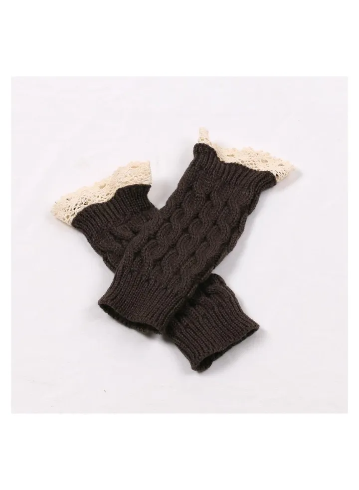 Fingerless Cotton Polyester Gloves Sleeves