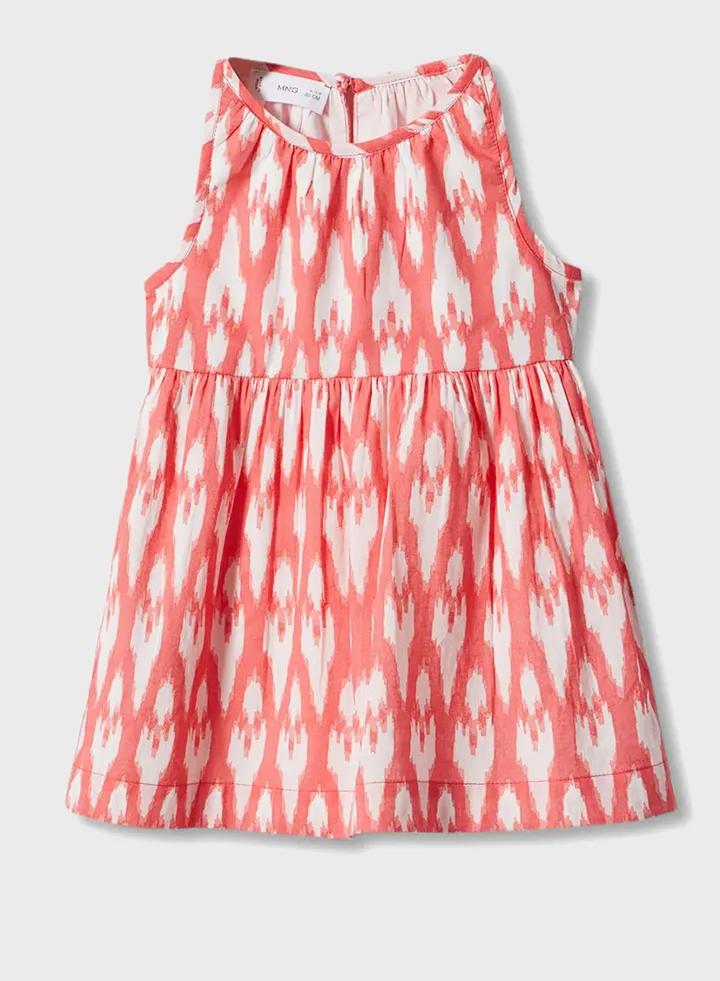 Kids Printed Midi Dress