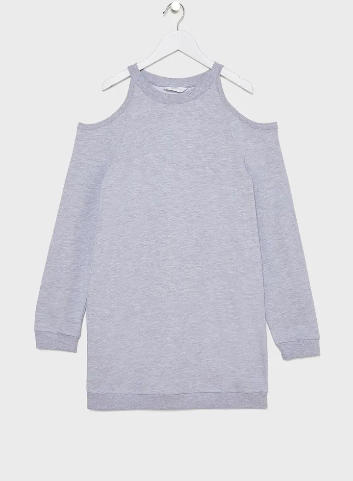 Kids Off Shoulder Dress