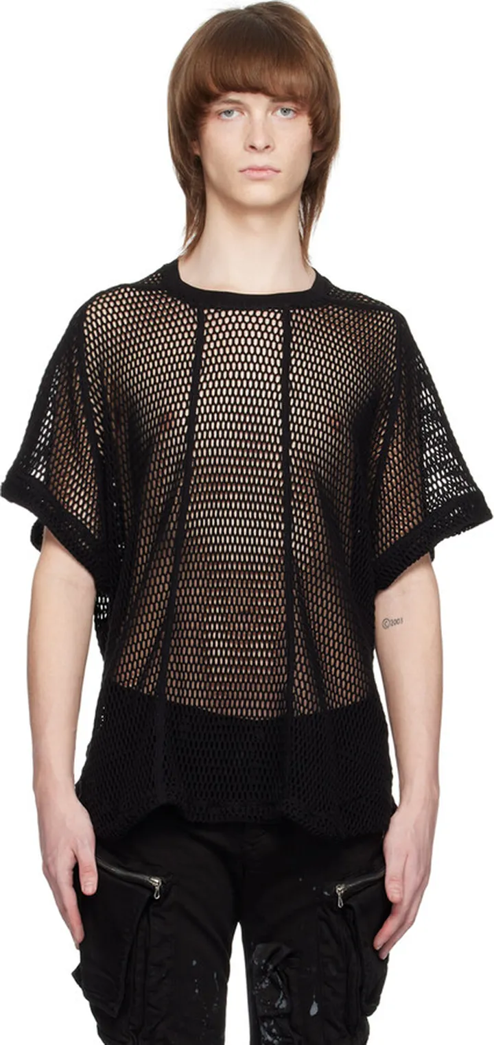 Julius Black Sheer T-Shirt