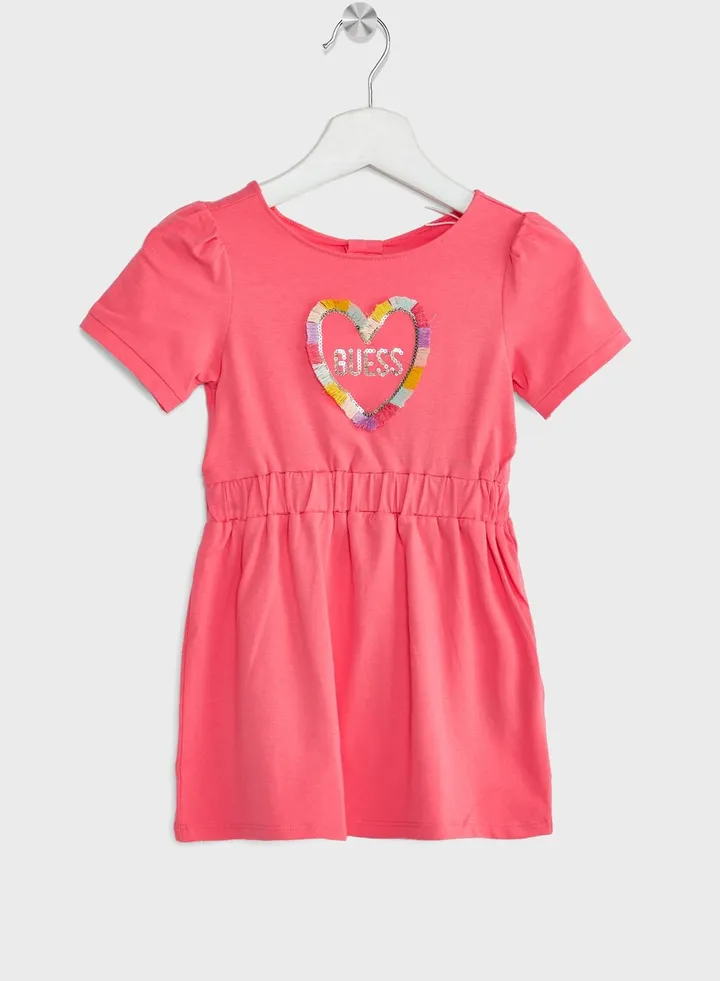 Kids Heart Logo Dress
