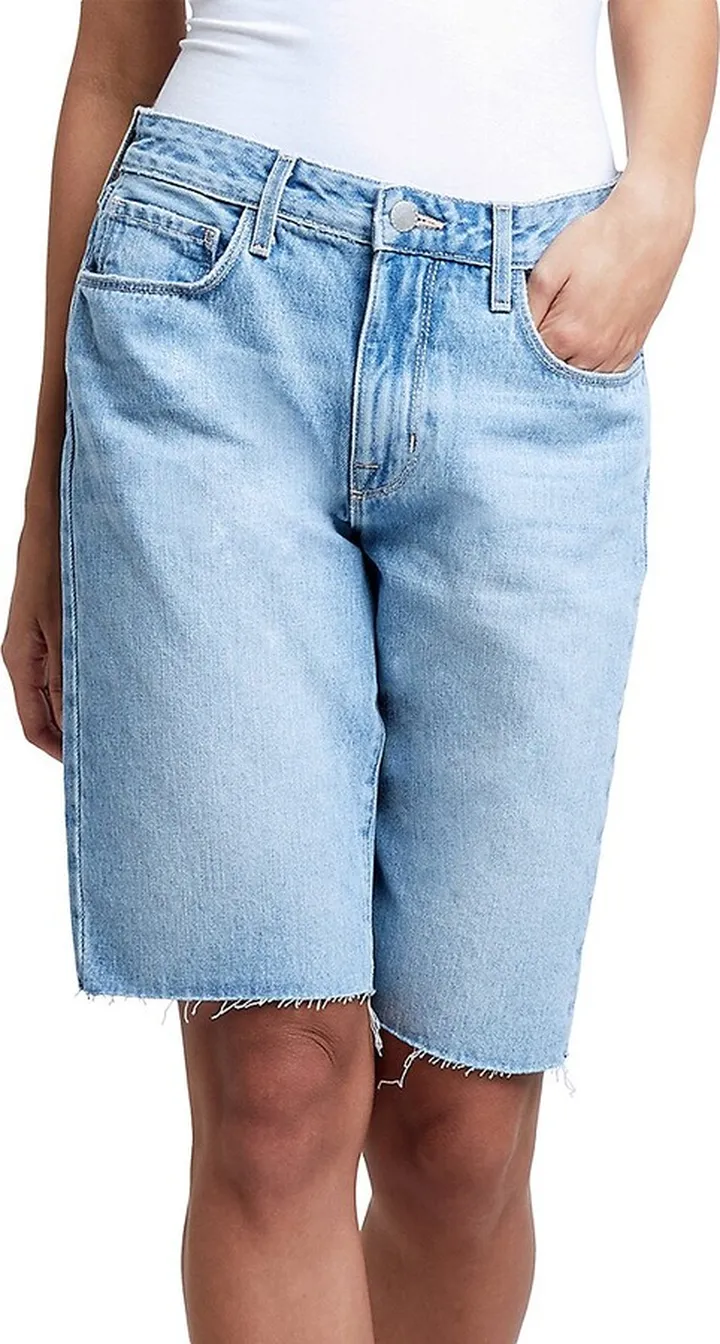 Taylor High-Rise Denim Shorts