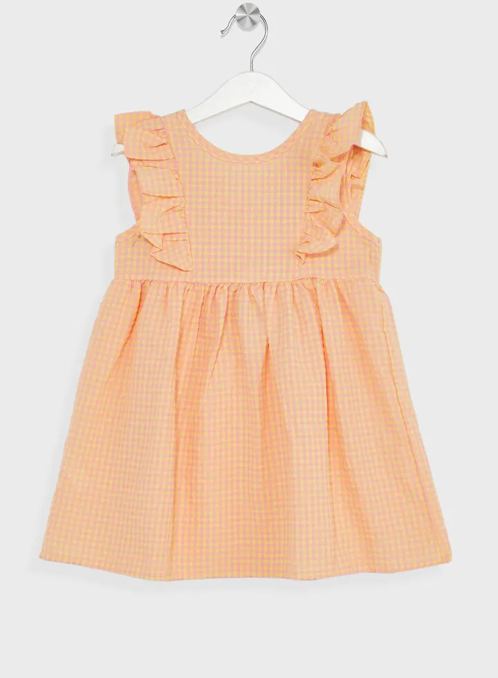Girls Ruffle Sleeveless Dress