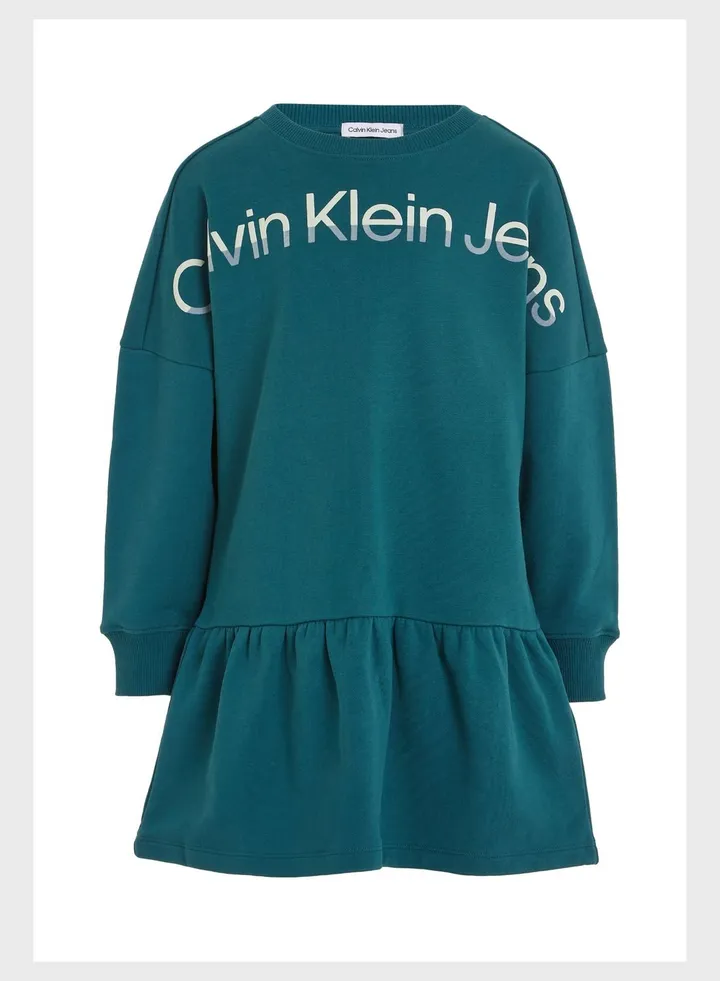 Kids Logo Midi Dress