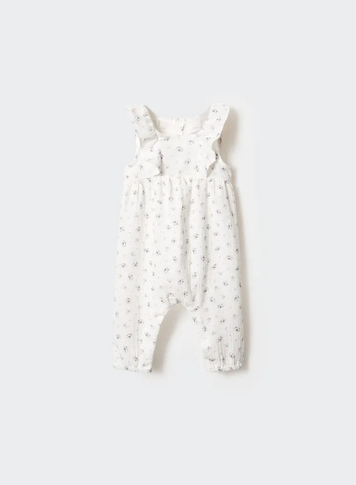 Kids Floral Print Midi Dress
