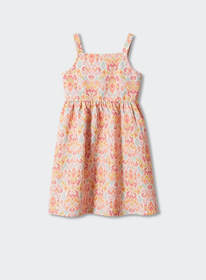 Kids Printed Midi Dress