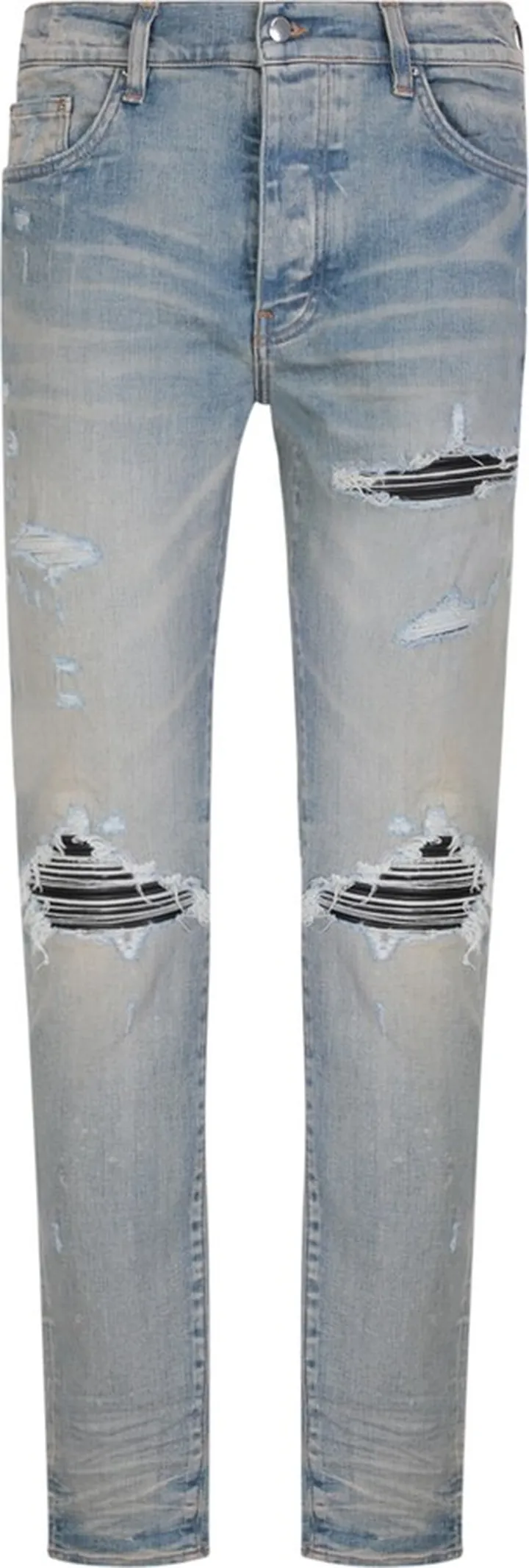 Distressed-finish Jeans