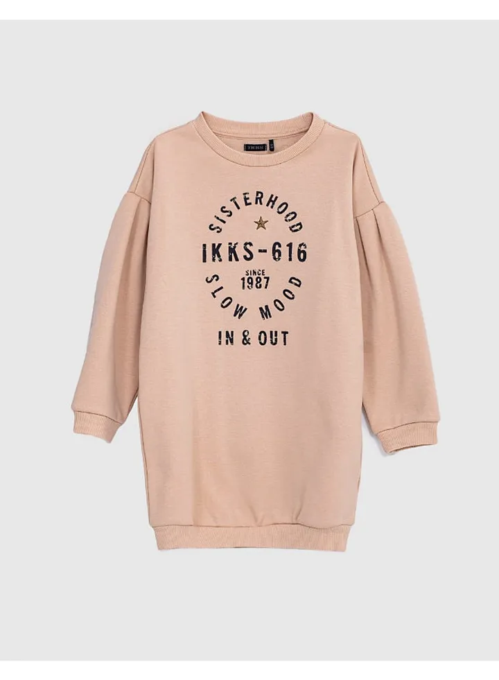 Powder Sweater Dress Old Pink