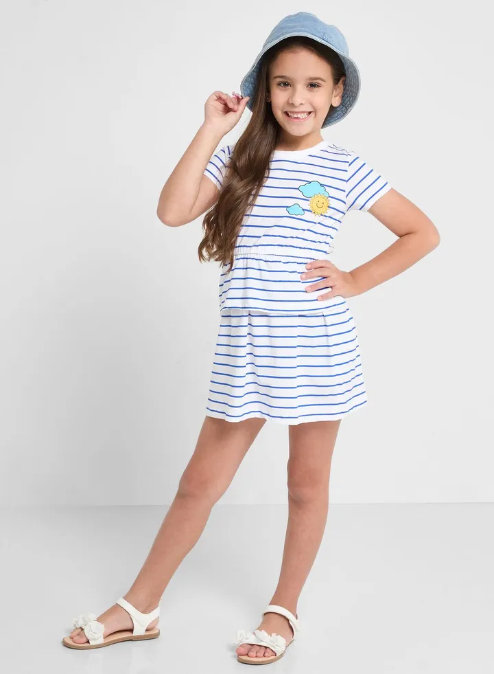 Striped Casual Knitted Dress