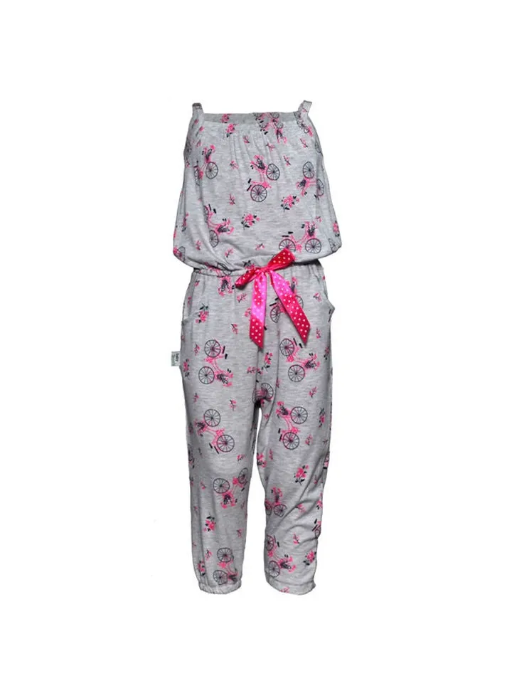 Kids Girls Printed Jumpsuit