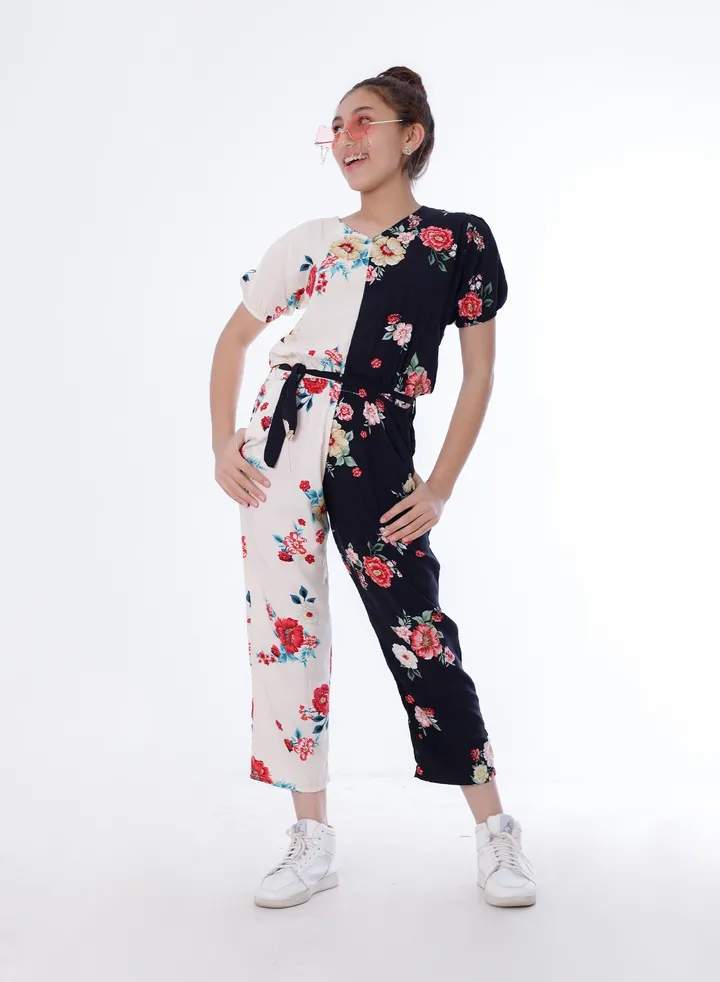 Girls Summer Jumpsuit