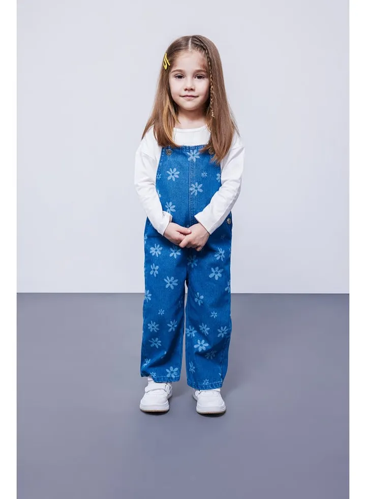 Babygirl Regular Fit Sleeveless Denim Overalls