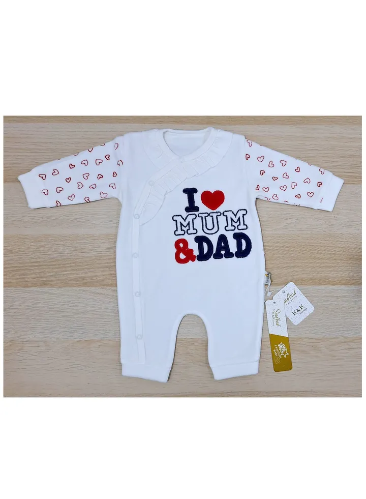Winter Newborn daddy Jumpsuit (box) (white girl)