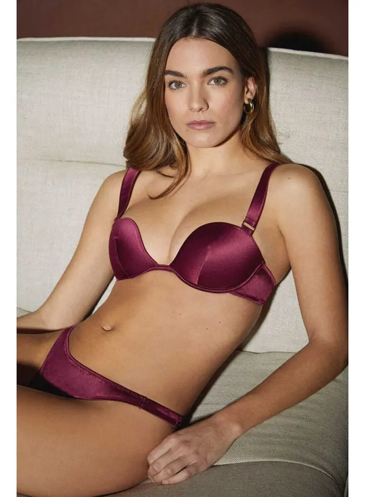 Satin thong