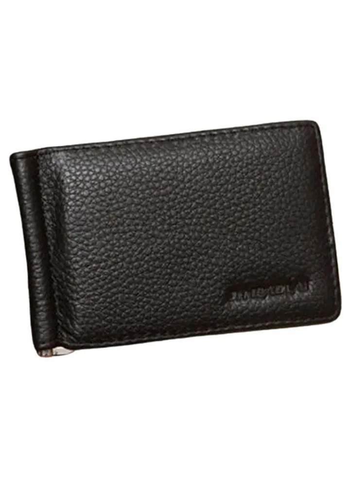 Ultra Thin Leather Wallet Black