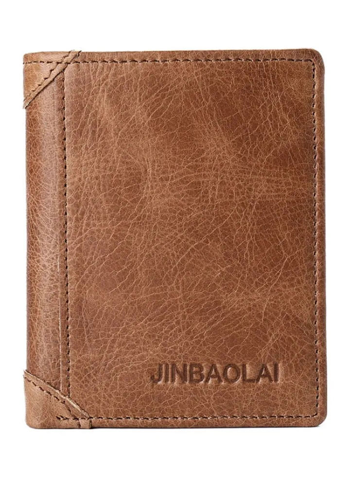 Leather Wallet Brown