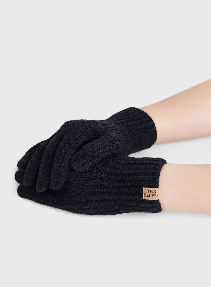 Knitted Stripe Winter Gloves